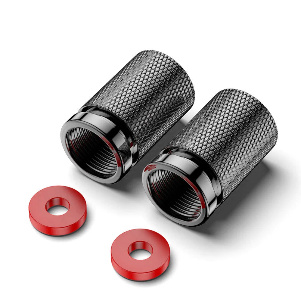 4Pcs Skull Style Tire Valve Stem Caps Aluminum Tire Valve Cap Set Universal Stem Covers for Cars Trucks Motorcycles Bikes Oasis Select