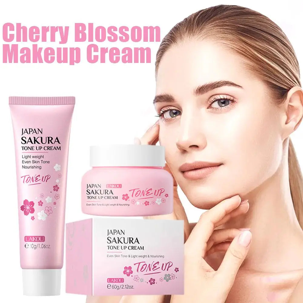Eelhoe Sakura Tone-Up Glow Moisturizer Cream 30ml Tone-Up Face Cream Oasis Select