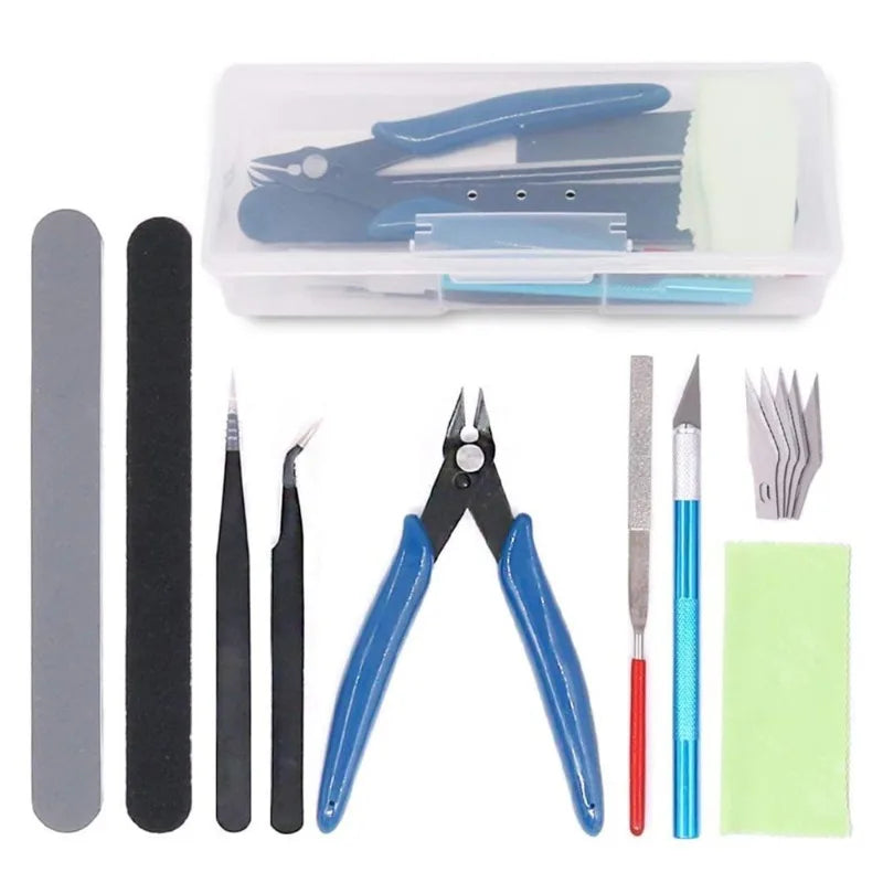 Model Making Basic Tools Handmade Model Car Hobby Building Repair and Assembly Tools Starter Kit for DIY Craft Projects Oasis Select