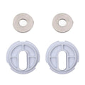 2Pcs Heavy Duty Toilet Seat Fastener Bolt Kit Universal Stainless Steel Toilet Seat Bolts Expansion Screw Oasis Select Gasket