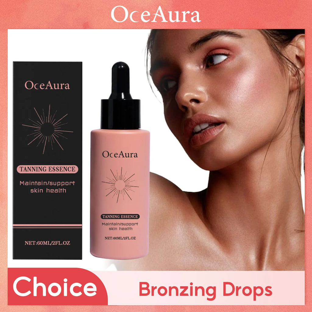Self -Tanning Drop Solarium Body Tanner Aid Lasting Bronzer Glow Sunbathing Hydrating Even Skin Tone Coloring Blackening Care Oasis Select