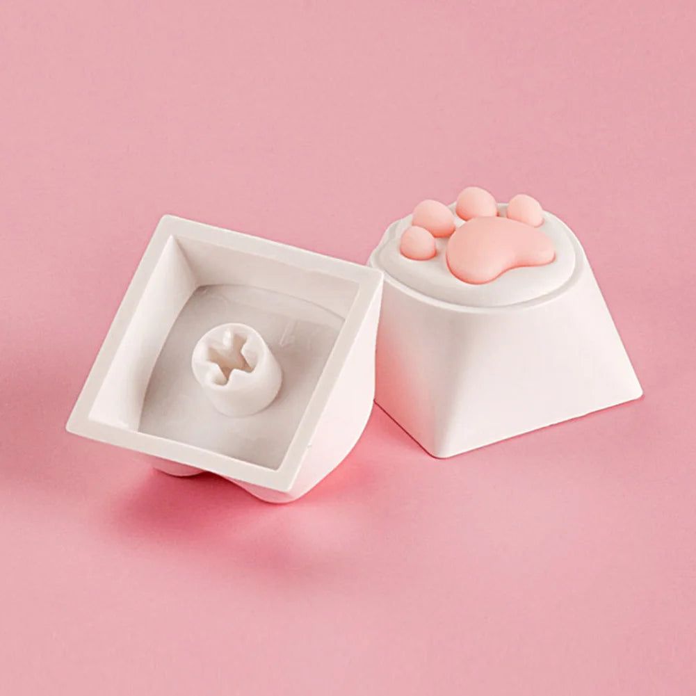 4-Pack 3D Cat Paw Keycaps for Cherry MX Mechanical Keyboards