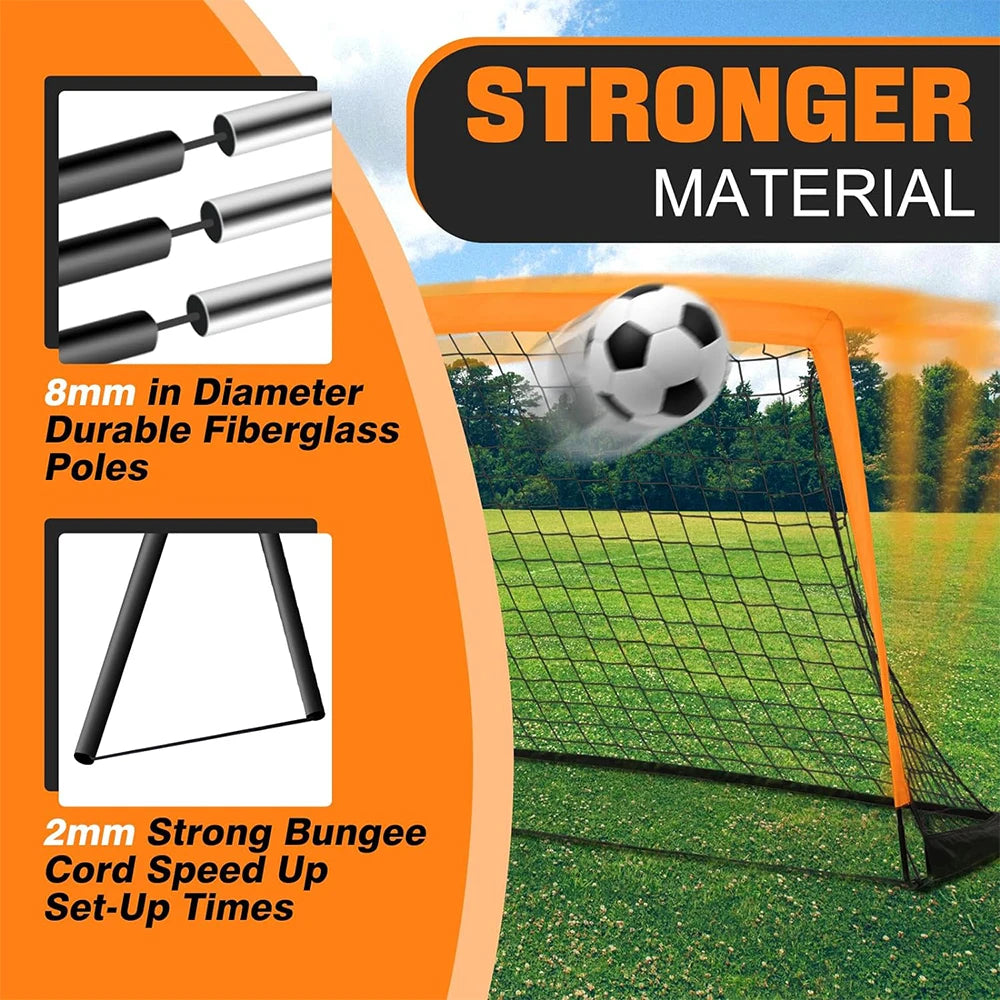 1pcs Portable Soccer Goals for Backyard Indoor and Outdoor Pop Up Soccer Goals Foldable Mobile Training Football Net Oasis Select