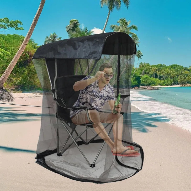 Portable Outdoor Detachable Mosquito Net Easy Setup Foldable for Garden Courtyard Fishing Camping Travel Patio Rocking Oasis Select