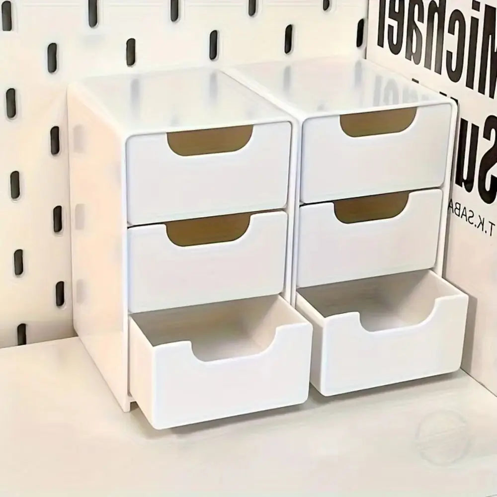 3-Tier Drawer Desktop Organizer for Jewelry & Cosmetics