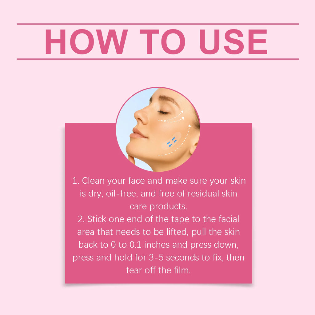 Facial Elasticity Care Patch Facial Lifting Patch Improve Skin Sagging Enhance Face Contour Invisible Firming Skin Sticker Oasis Select