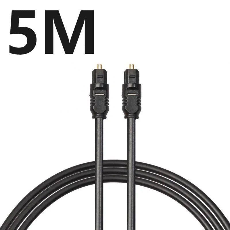 15m 10m 5m 3m 2m 1m CD DVD Gold-Plated Plug Cable Cord Toslink Optical Fiber Audio Cable Digital SPDIF Cable For Xbox 360 PS3 Oasis Select 5m