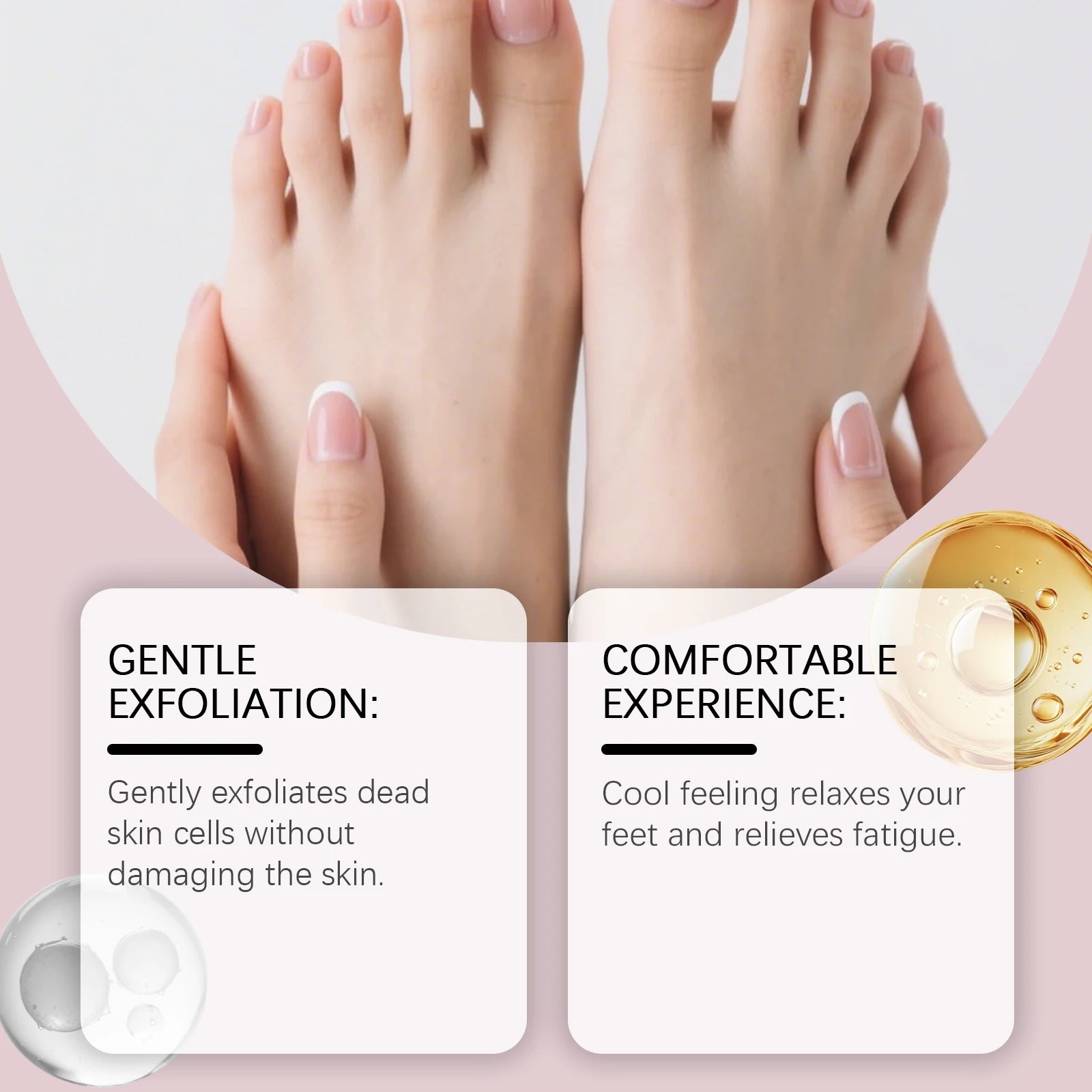 OceAura Shea Butter Foot Mask 6 Pairs – Exfoliate & Hydrate Exfoliating Foot Mask Oasis Select