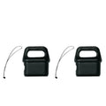For DJI Neo Battery Port Dust Plug With Lanyard Handheld Drone Silicone Charging Port Dust And Moisture Protection Cover Accesso Oasis Select black 2pcs