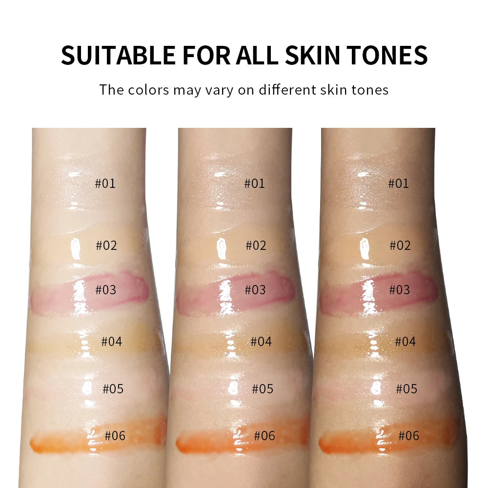 Moisturizing Lip Gloss Oil Nourishes Hydrates Glossy Lips Care Lipstick Plumping Exfoliating Pink Plumping Gloss Oil Makeup Oasis Select
