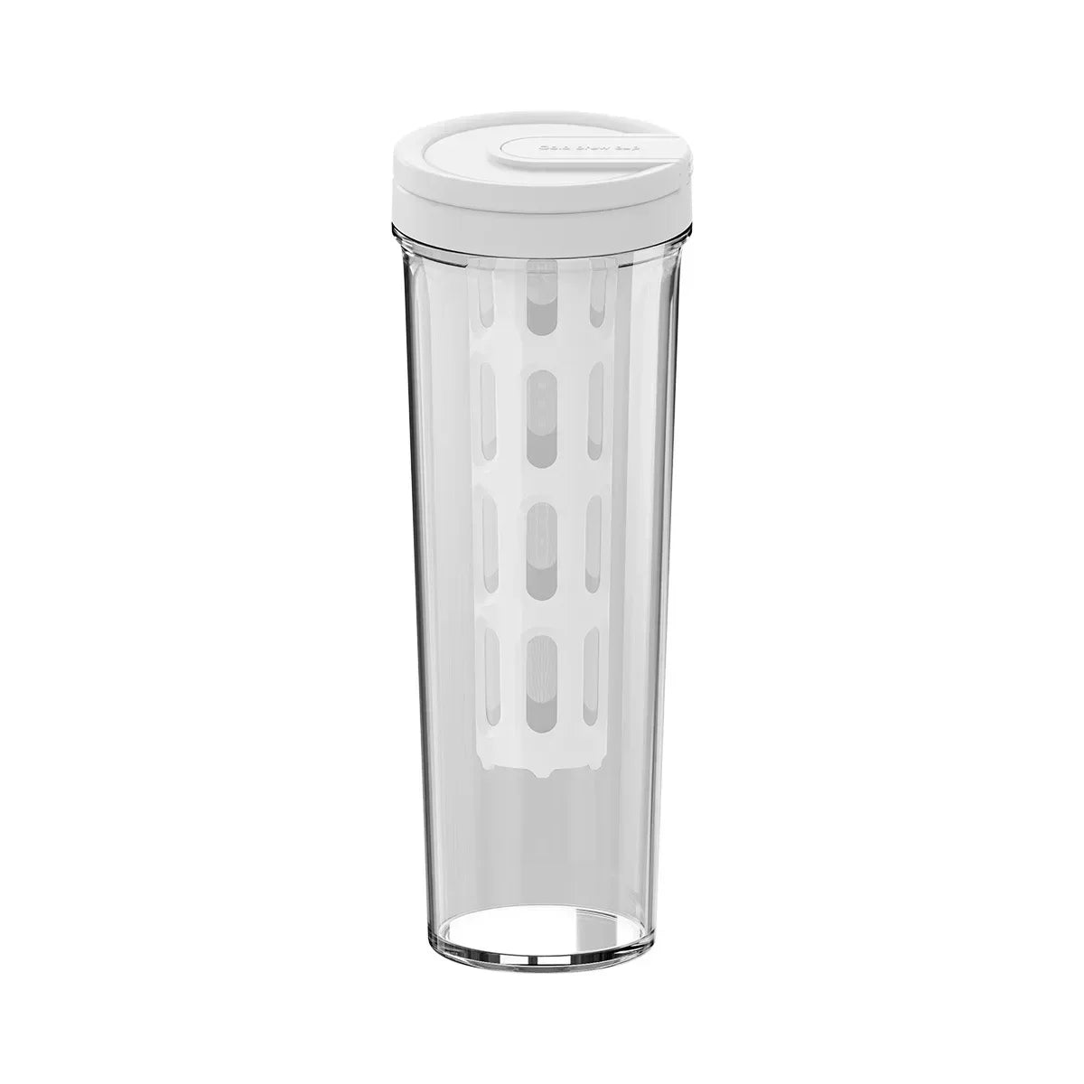 1L Manual Cold Brew Coffee Maker with Handle High-capacity Water Bottle Summer Portable Juices Tea Fruit Coffeeware Pot Oasis Select White