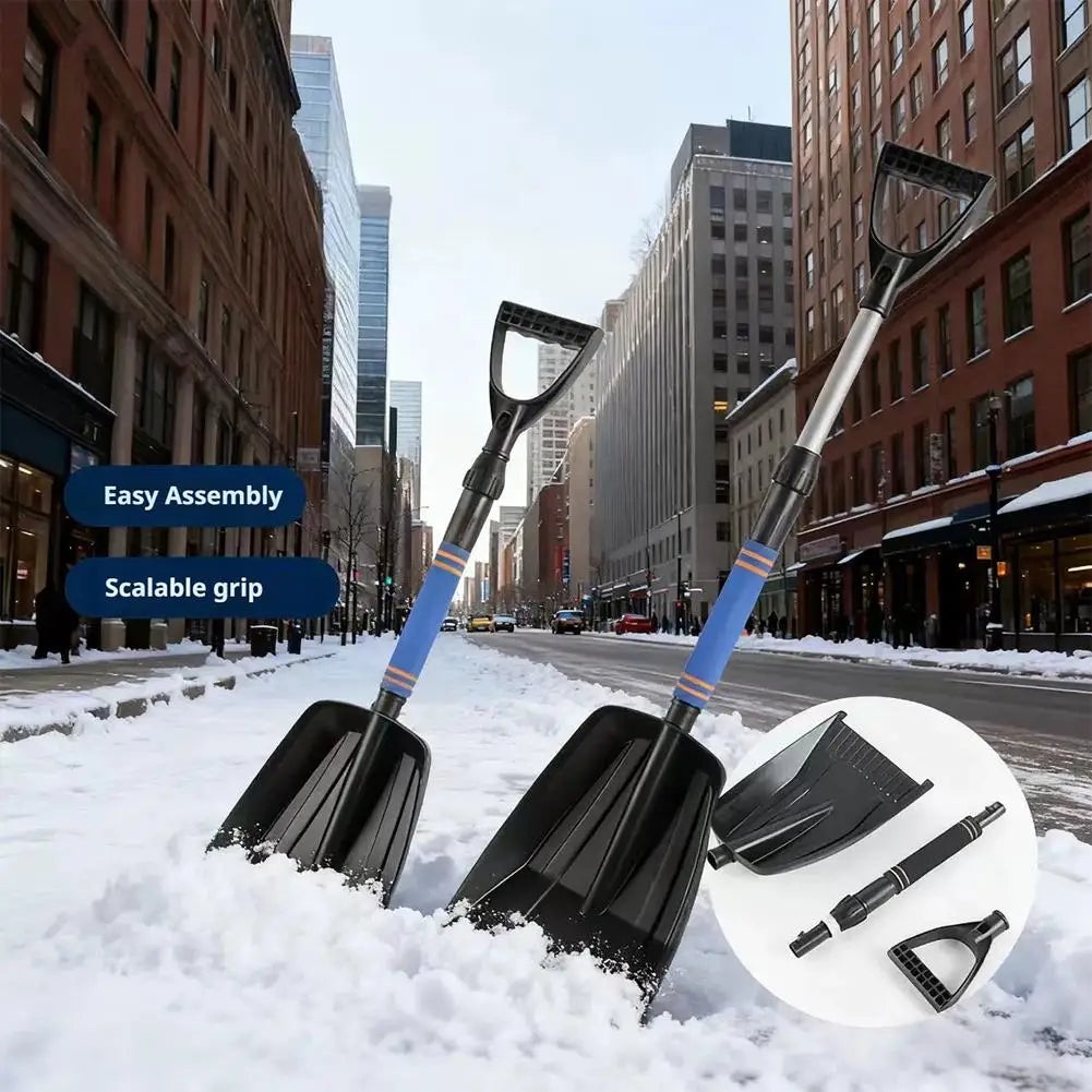 Multifunctional Snow Shovel – Telescopic Detachable Portable Snow Shovel Oasis Select