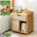 Bedroom bedside table drawer storage cabinet household living room snack locker storage box simple bedside locker Oasis Select Single draw primary