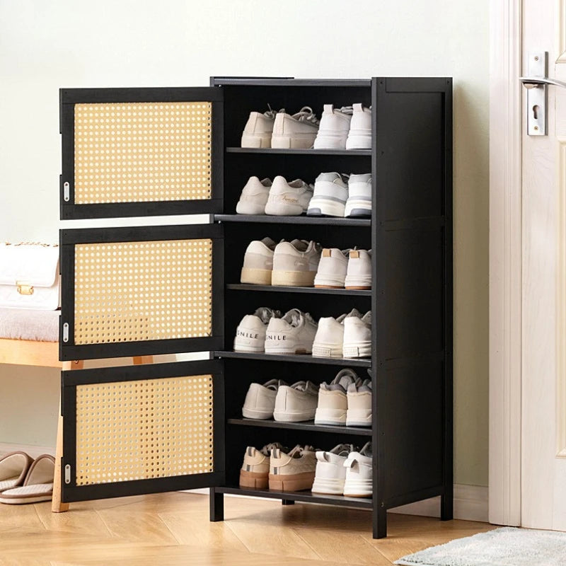 Shoe cabinet entrance household shoe rack simple storage artifact space saving multi-storey dormitory Oasis Select