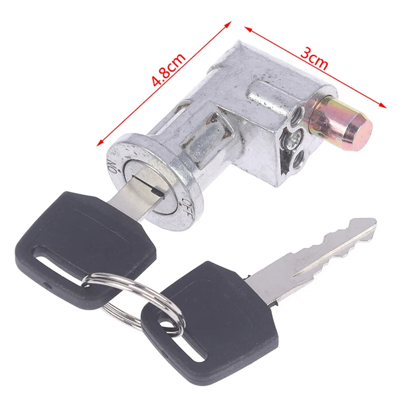 Universal Battery Chager Mini Lock with 2 keys For Motorcycle Electric Bike Oasis Select