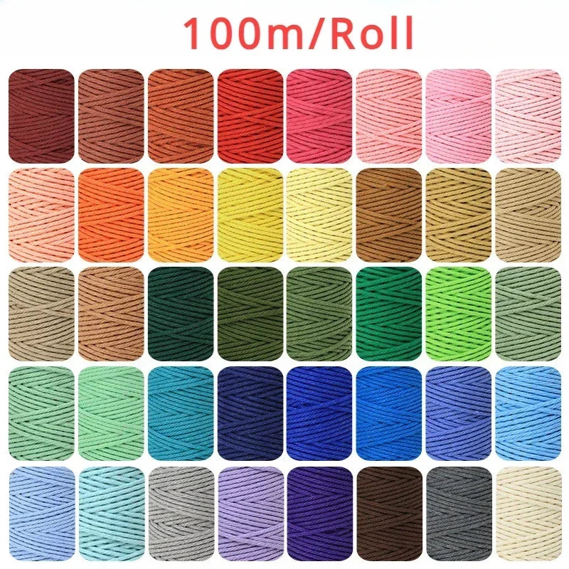 100m/Roll Natural Raffia Straw Yarn for Knitting Crocheting Paper Threads DIY Handmade Summer Sunhat Beach Bag Material Oasis Select