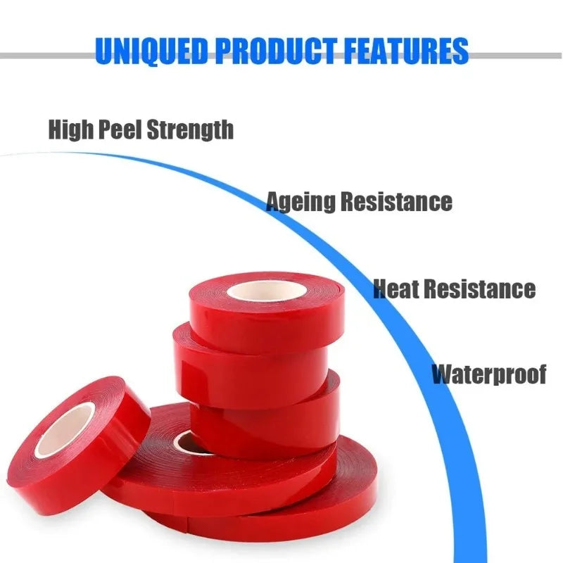 Transparent Acrylic Double Sided Tape Heavy Duty Nano Tape Traceless Washable Adhesive Sticker Clear Sticky Power Foam Tapes Oasis Select