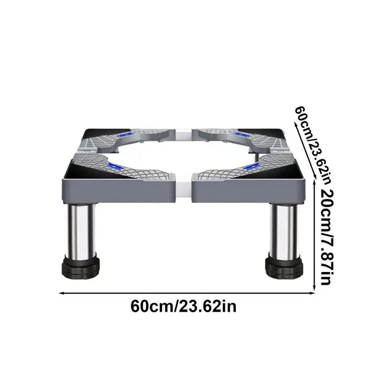 Heavy Duty Washer Stand Universal Stainless Steel Washer Dryer Stand Washing Machine Riser Heavy Duty Laundry Pedestal Oasis Select