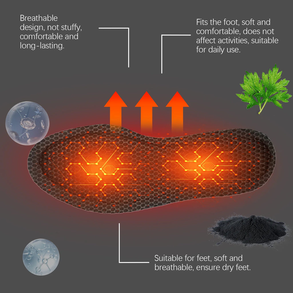 Self Heating Insoles – Foot Warmers for Skiing & Winter Outdoor Heating Insoles Oasis Select