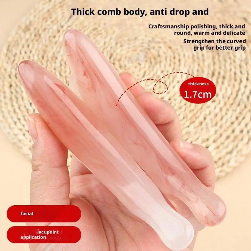 4 in 1 Resin Head Scalp Comb Massager for Hair| Face| Eye Around|Neck|Whoe Body Relaxation |Gua Sha Scraping Comb Massager Tool Oasis Select