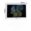 11/13/16 Inch LCD Drawing tablet Writing Board Kids Doodle Painting Handwriting Pads Toys for 3 4 5 6 7 8 Years Girls Boys Gifts Oasis Select 13 inch white