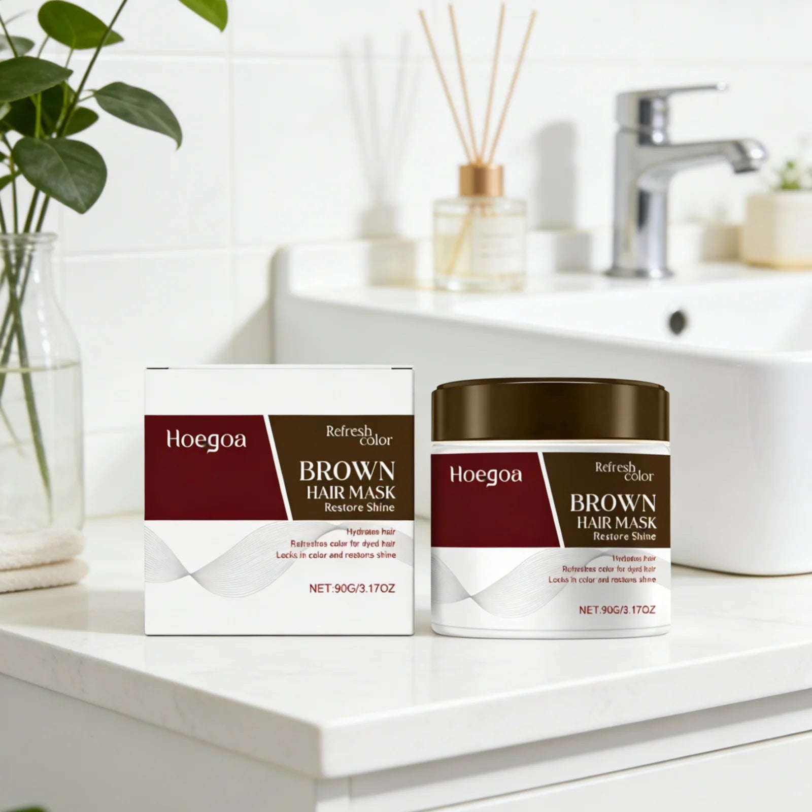 Hoegoa Color Depositing Hair Mask – Repair, Moisture & Shine Color Depositing Hair Mask Oasis Select