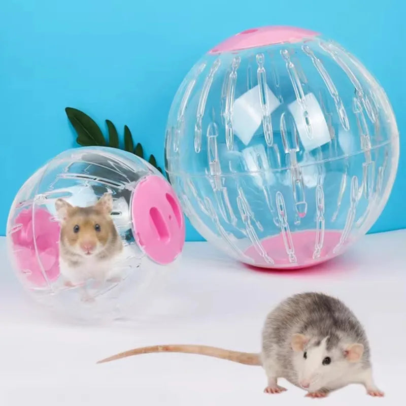 Grounder Rat Small Pet Rodent Mice Jogging Ball Toy Hamster Gerbil Rat Exercise Balls Play Toy 14 CM Plastic Outdoor Sport Ball Oasis Select