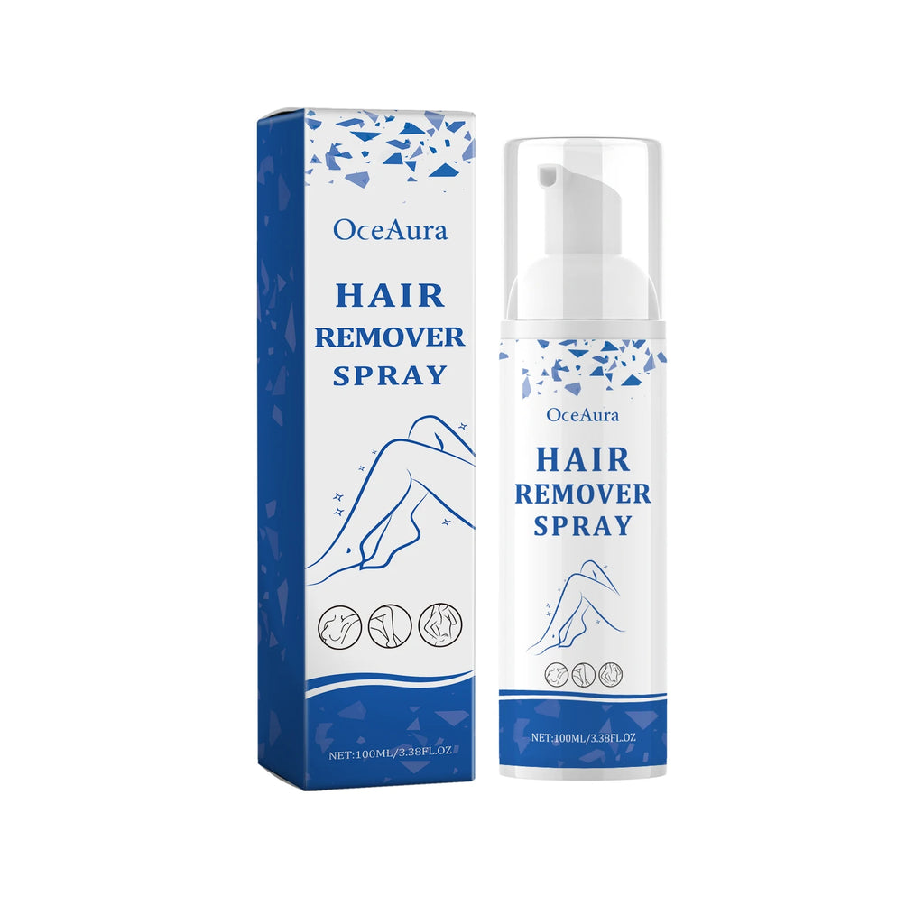 Body Hair Removal Spray Man Easy Permanent Hair Remover Clean Underarms Anti-Drying Prevent Black Spots Mild Depilatory Mousse Oasis Select 100ml boxed