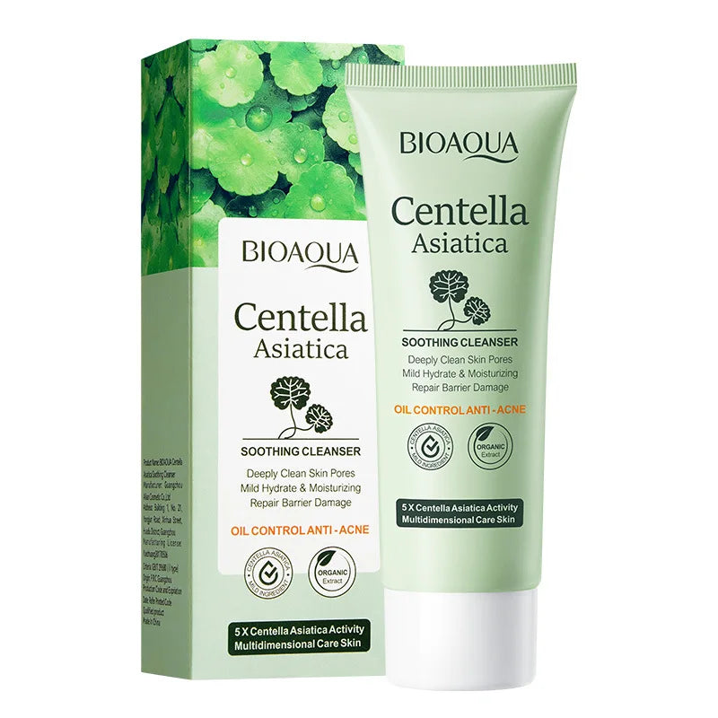 BIOAQUA Centella Asiatica Face Wash – Oil Control Foam Cleanser Foaming Facial Cleanser Oasis Select Default Title