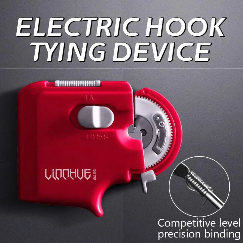 SUSU Fishing Automatic Hook Tier Fishing Line Tying Device Portable Electric Fishing Hooks Tie Machine Fishing Tool Oasis Select