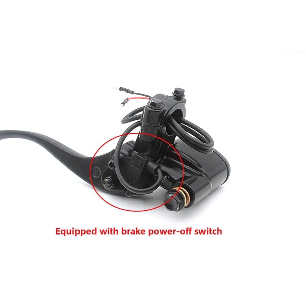 Electric Vehicle Brake Pump Lever With Cut Off Switch For E Bike Scooter M10 Thread 16cm Handle ABS Metal Cycling Parts Oasis Select