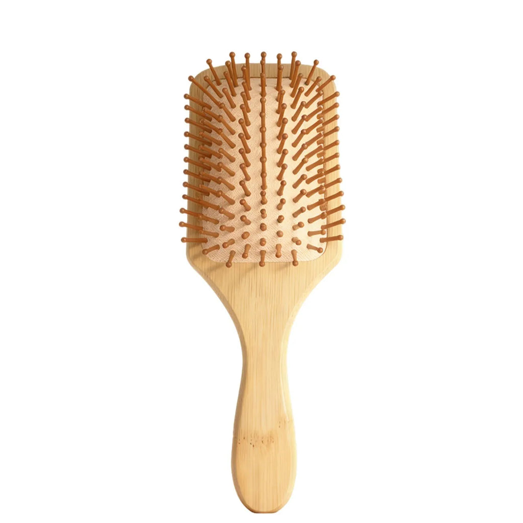 Natural Bamboo Air Cushion Hair Brush – Scalp Massage Comb Bamboo Hair Brush Oasis Select 1 pc