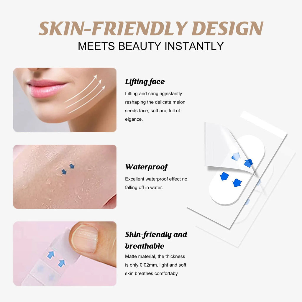Invisible Face Lift Tape – V-Shape Neck, Eye & Chin Patches Face Lift Tape Oasis Select