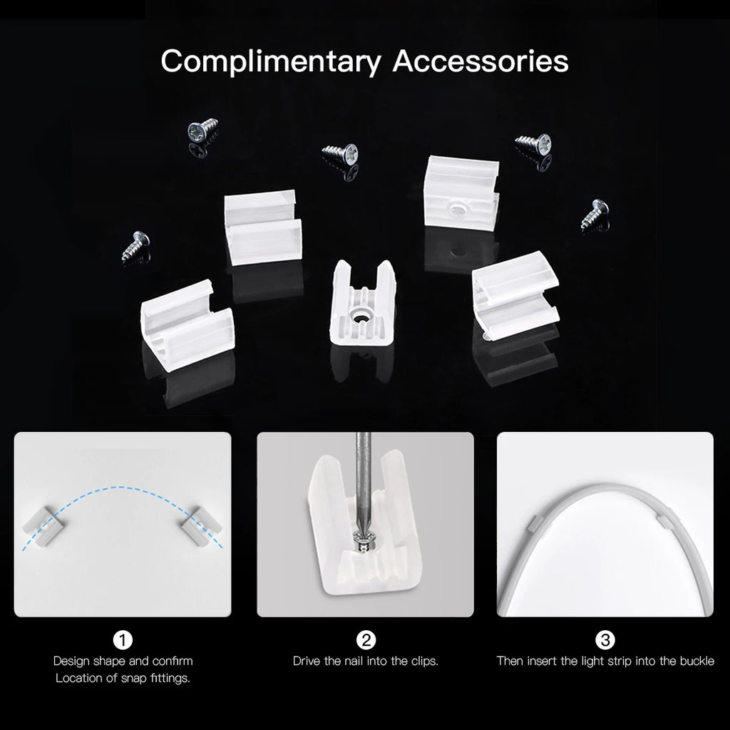 USB 5V Smart Tuya Zigbee 3.0 Neon LED Strip Light RGB/Warm White/White TV Gaming Room Ambinet Backlight Work with Alexa Google Oasis Select