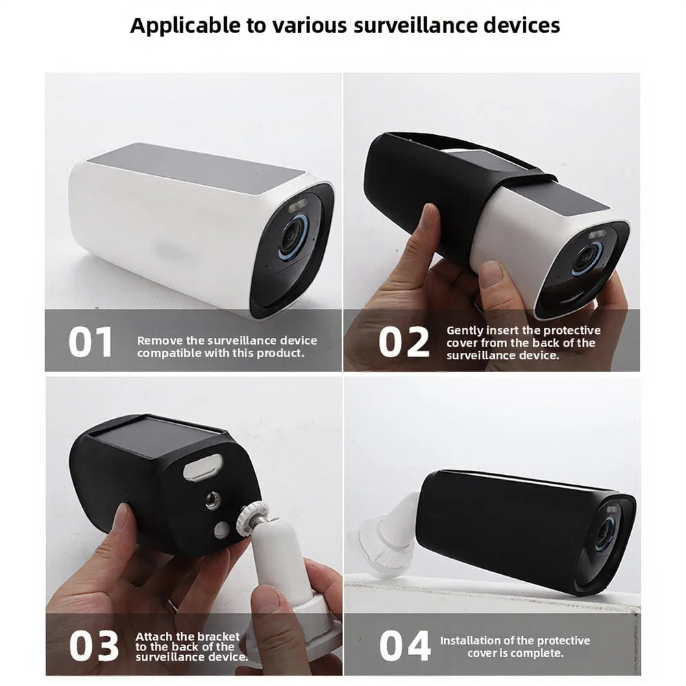 Silicone Protective Case for Cam 3 Compatible with Security Cameras 3 Model 13cm x 6.7cm x 7cm with Cable Slot Oasis Select