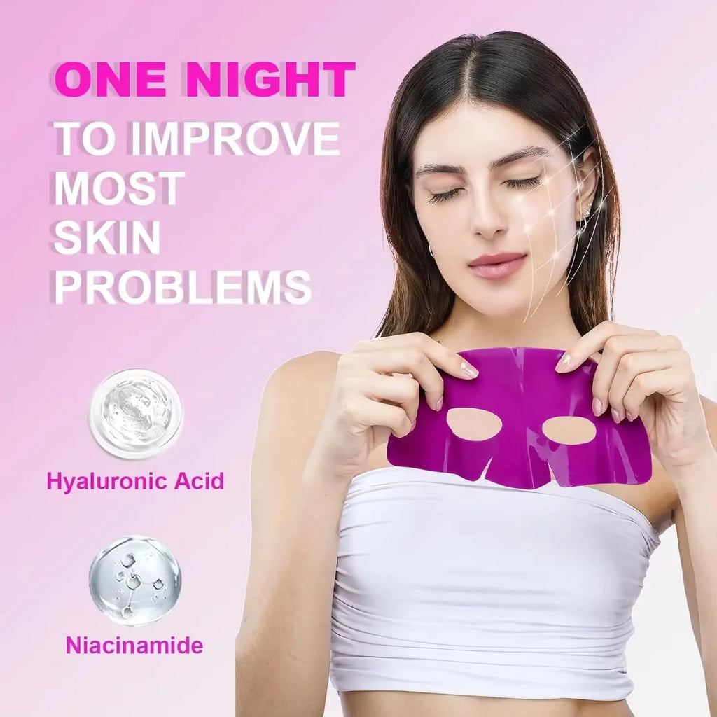 Hoygi Collagen Facial Mask – Hydrating, Firming & Brightening Collagen Facial Mask Oasis Select