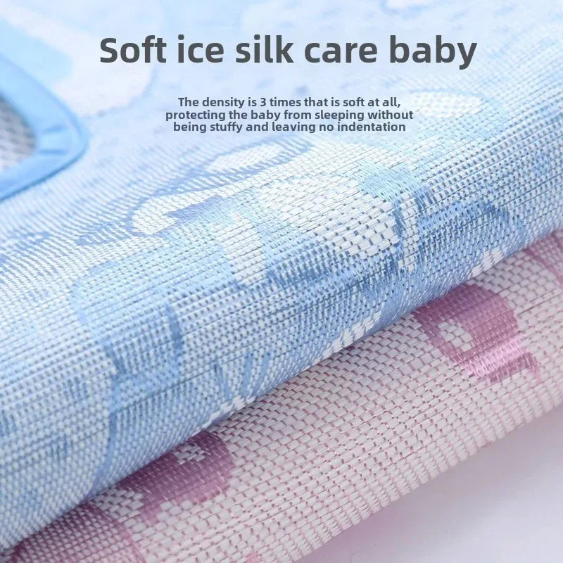Universal Cartoon Printed Stroller Cooling Pad Mild Cool Surface Summer Heat Resistant Liner For Baby Pushchair Breathable Oasis Select