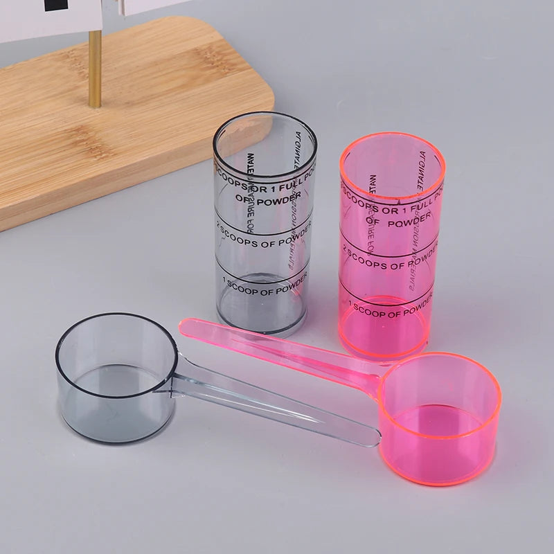1set 20g Cosmetic Mixing Bowl Set Plastic Dental Wax Cup Measuring Scoop for DIY Face Mask Beauty Tools Oasis Select