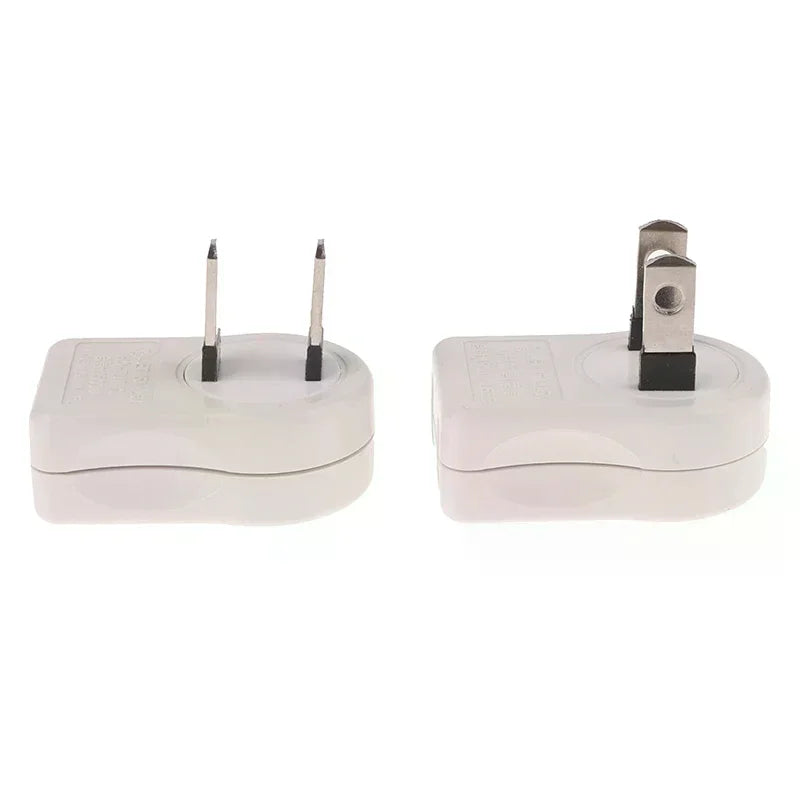 US 2PIN 360 Angle Rotatable Power Socket Plug Adapter Foldable Travel Aadapters Power Converter Plug Electrical Socket Oasis Select