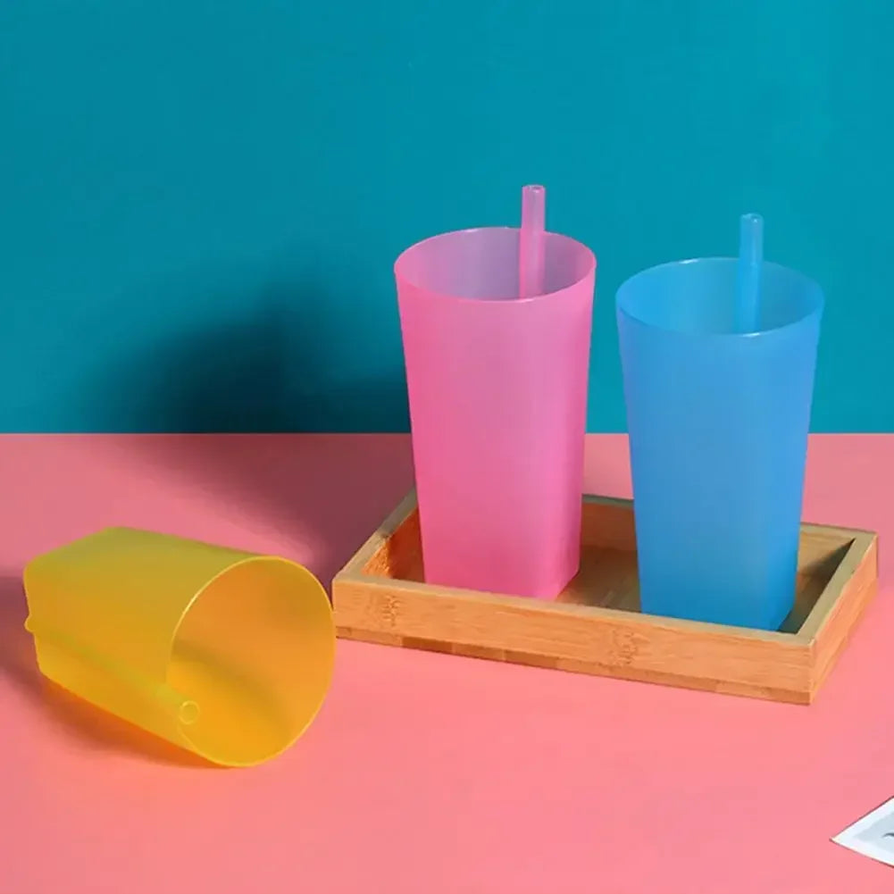 360ml Great Straw Cup Multipurpose Large Capacity Integrated Measuring Straw Drink Jug Juego Tazas De Cafe Y Plato Oasis Select