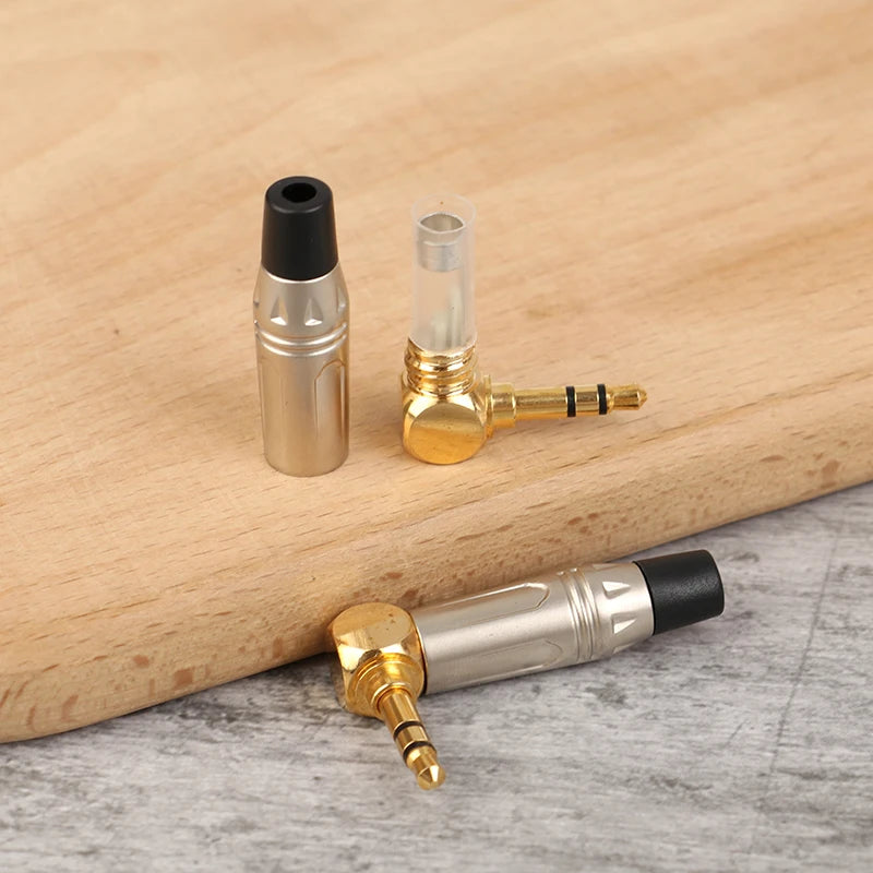 New Sale 1pc Right Angle Mini Jack 3.5mm Stereo Right Angle Male Plug Audio Repair Earphone Soldering Adapter Solder Connector Oasis Select