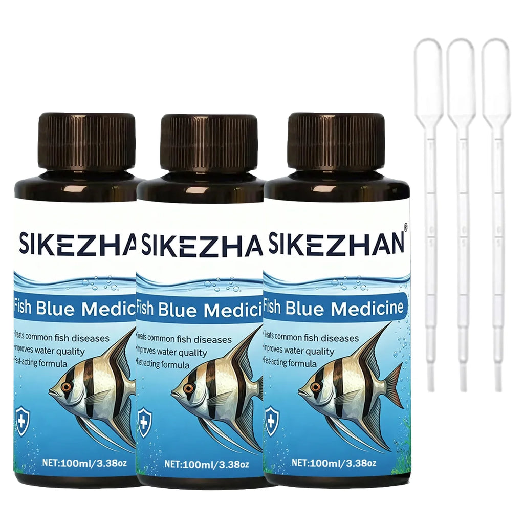 Aquarium Fish Tank Methylene Blue Water Care Anti Ich White Spot Fungus Disease Remedy Safe For Tropical Freshwater Fish Healing Oasis Select 300ml