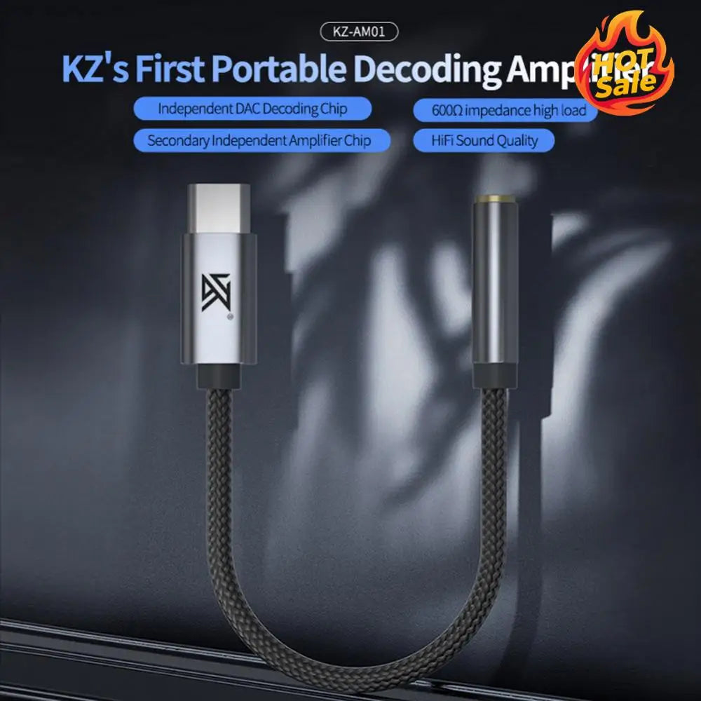 Type-C To 3.5mm Audio Adapter 32bit/384kHz USB C To Aux Female Cable DAC + IC Amplifier Dual Chip Audio Dongle Cable Cord Oasis Select