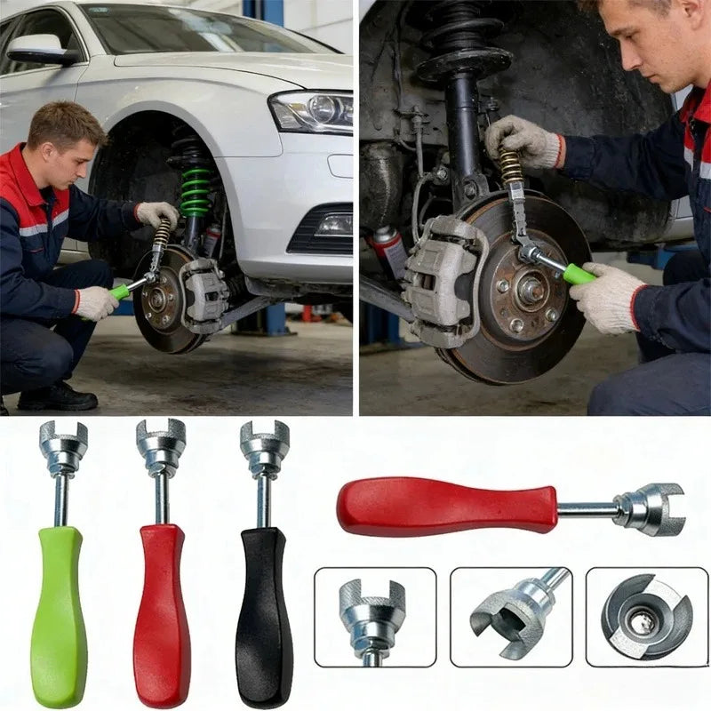Brake Spring Washer Worker Car Drum Brake Repair Install Tool 5.7 Inch Hold Down Washer Spring Shoe Compressor Alloy & Plastic Oasis Select