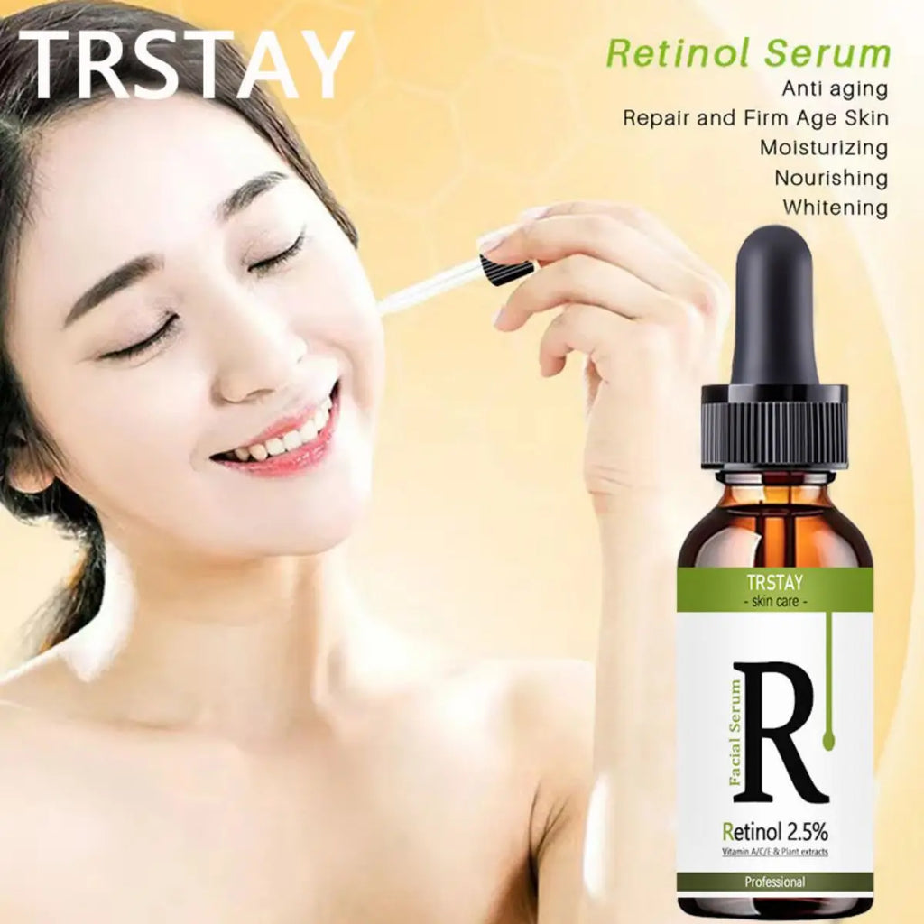TRSTAY Retinol & Vitamin C Face Serum – Brighten & Moisturize