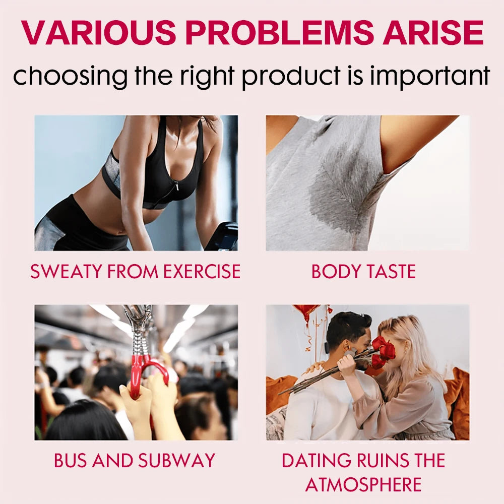 SUYARUN Rose Deodorant Stick – Hands, Feet & Underarms Deodorant Cream Stick Oasis Select