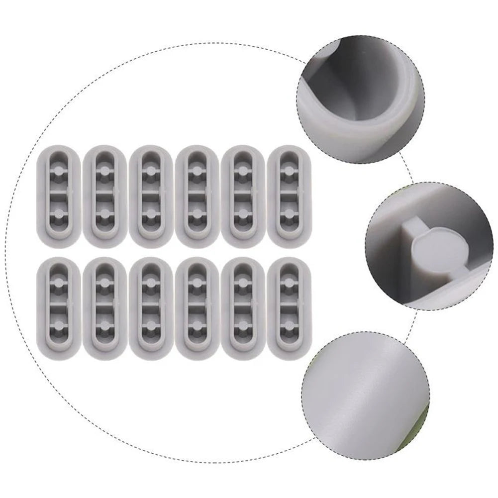 12pcs Shock-Proof Buffers Toilet Lid Accessories Toilet Lid Replacement Pads Toliet Seat Cushion Parts Bathroom Toliet Accessory Oasis Select