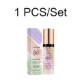 Tri Color Isolation Cream Sunscreen Primer Waterproof Makeup Base Concealer Blemishes Color Correcting Long Lasting Natural Oasis Select 1 PCS