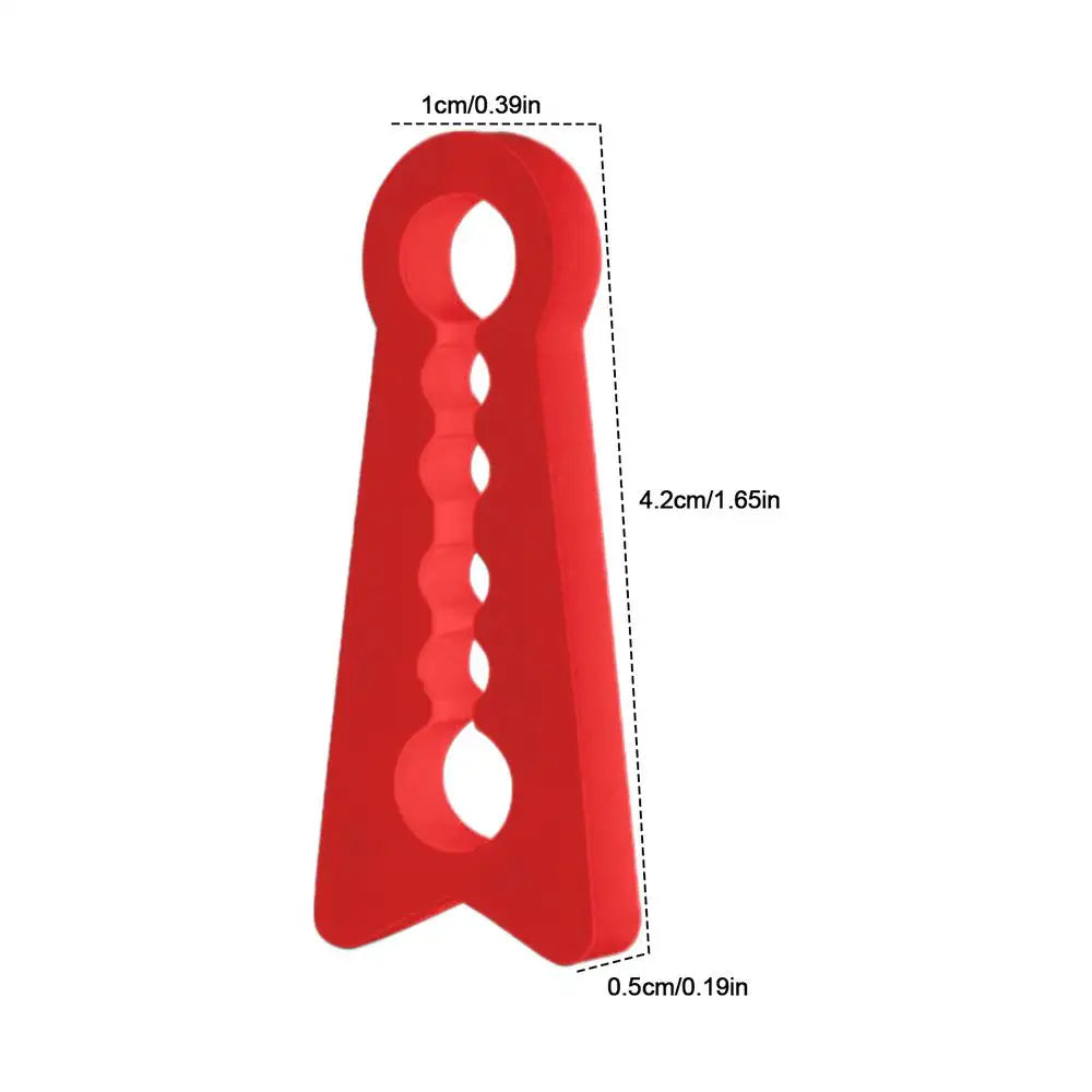 4pcs Car Door Shock Absorber Car Silicone Bumper Cushion Car Door Lock Shock Pad Automotive Door Damping Pads for Interior Truck Oasis Select Red