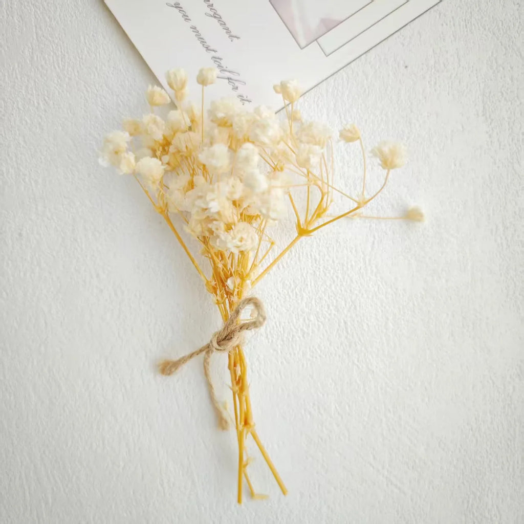 Dried Flower Mini Bouquet Bridal Bridesmaid Wedding Boutonniere Gift Box Decor DIY Material Kit Home Decor Oasis Select 4